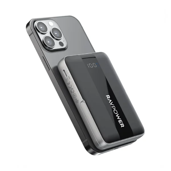 باور بانك لاسلكي RAVPower RP-PB1217 PD Pioneer 10000 مللي أمبير وقدرة 15 واط