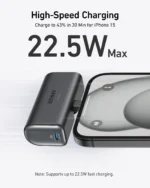 ⁦باور بانك أنكر نانو بقوة 22.5 واط، موصل USB-C مدمج⁩ - الصورة ⁦5⁩