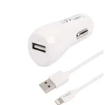 Outbox Car Charger 2.4A + Lighting USB cable 1.2M - Image 2