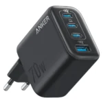 Anker Zolo USB-A + USB-C Wall Charger, 4 Ports, 70W